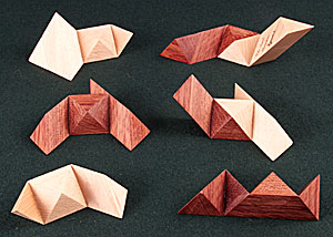 Dual Rhombic Pyramid - Pieces